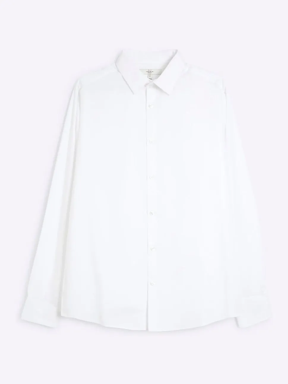 River Island White Slim Fit Formal Shirt