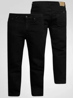 Rockford Black CARLOS Classic Comfort Fit Stretch Jeans