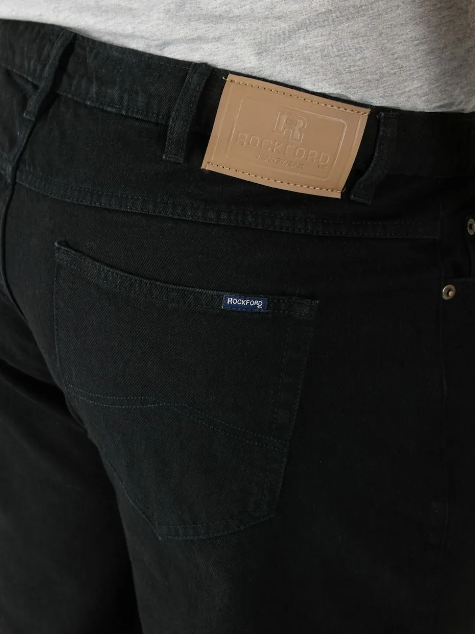 Rockford Black Classic Comfort Fit Jeans