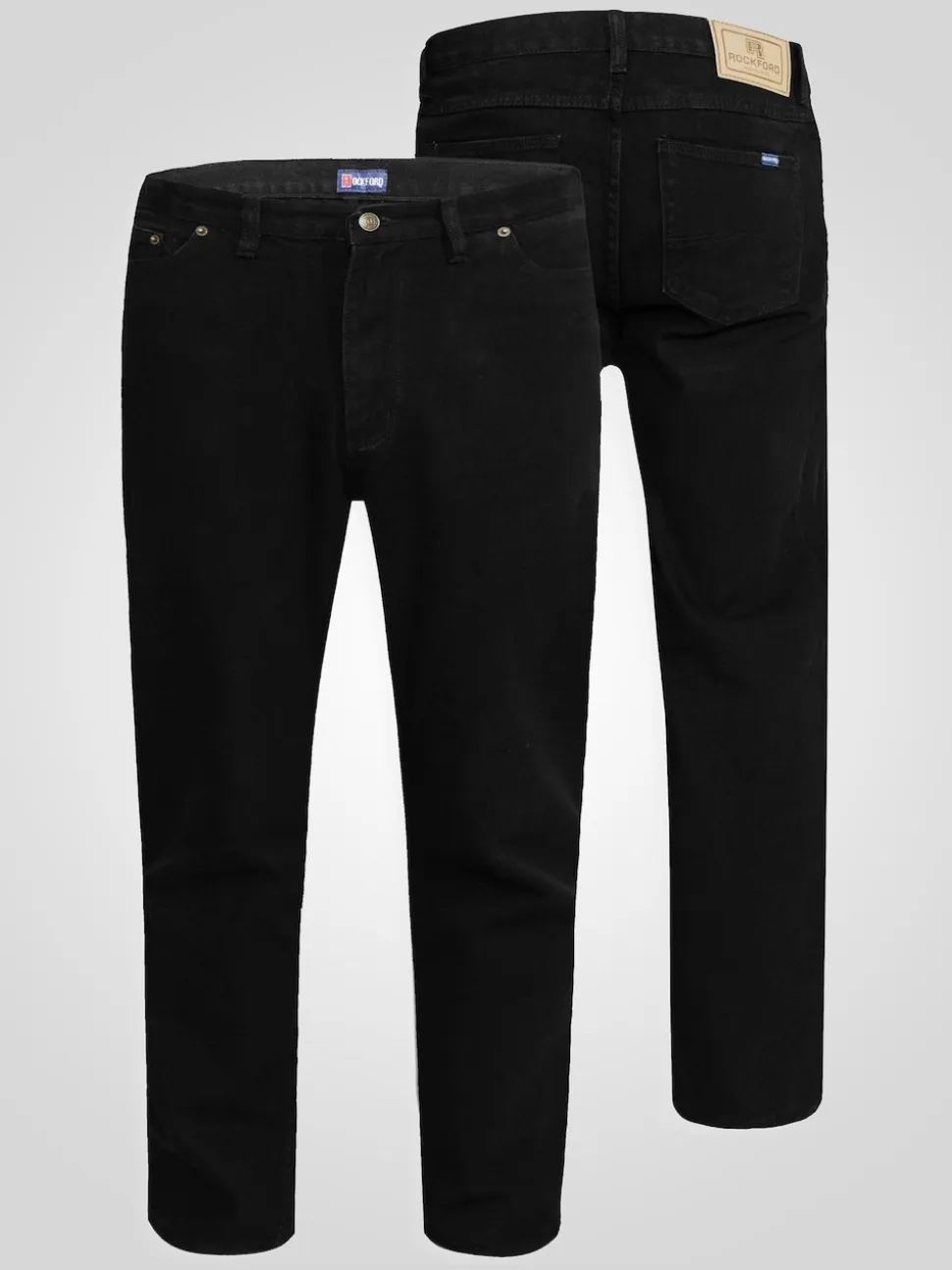 Rockford Black Classic Comfort Fit Jeans