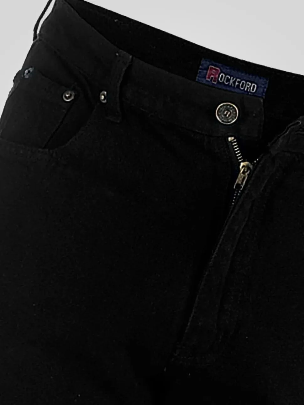 Rockford Black Classic Comfort Fit Jeans