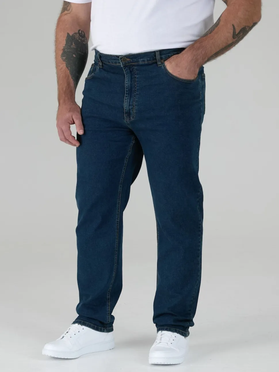 Rockford Blue CARLOS Classic Comfort Fit Stretch Jeans