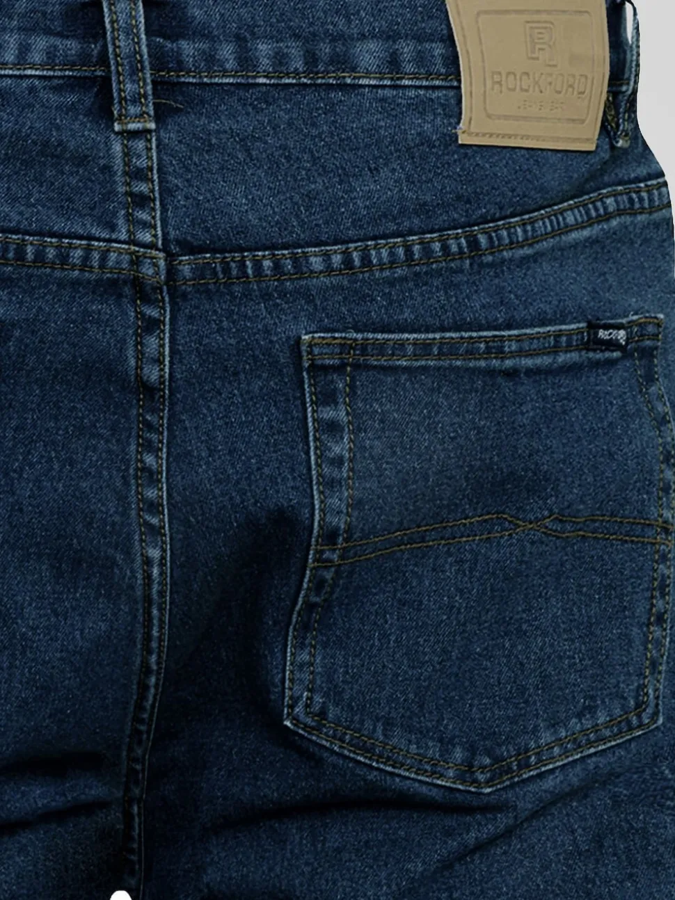 Rockford Blue CARLOS Classic Comfort Fit Stretch Jeans