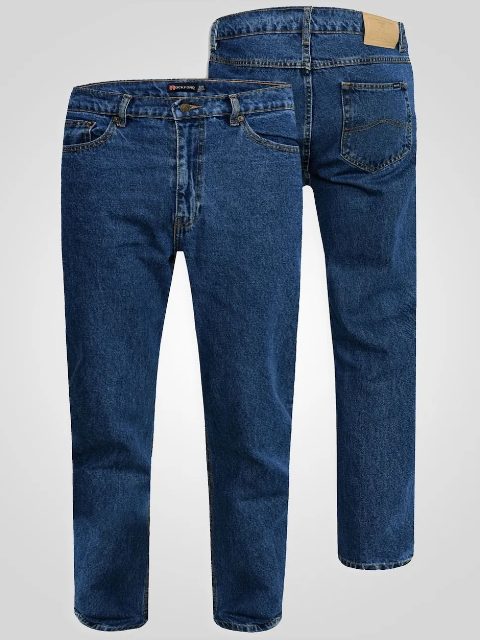 Rockford Sky Blue Classic Comfort Fit Jeans