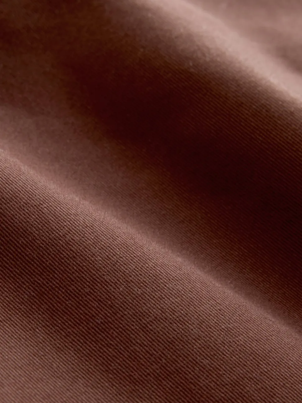 Rust Brown Slim Fit Stretch Chinos Trousers