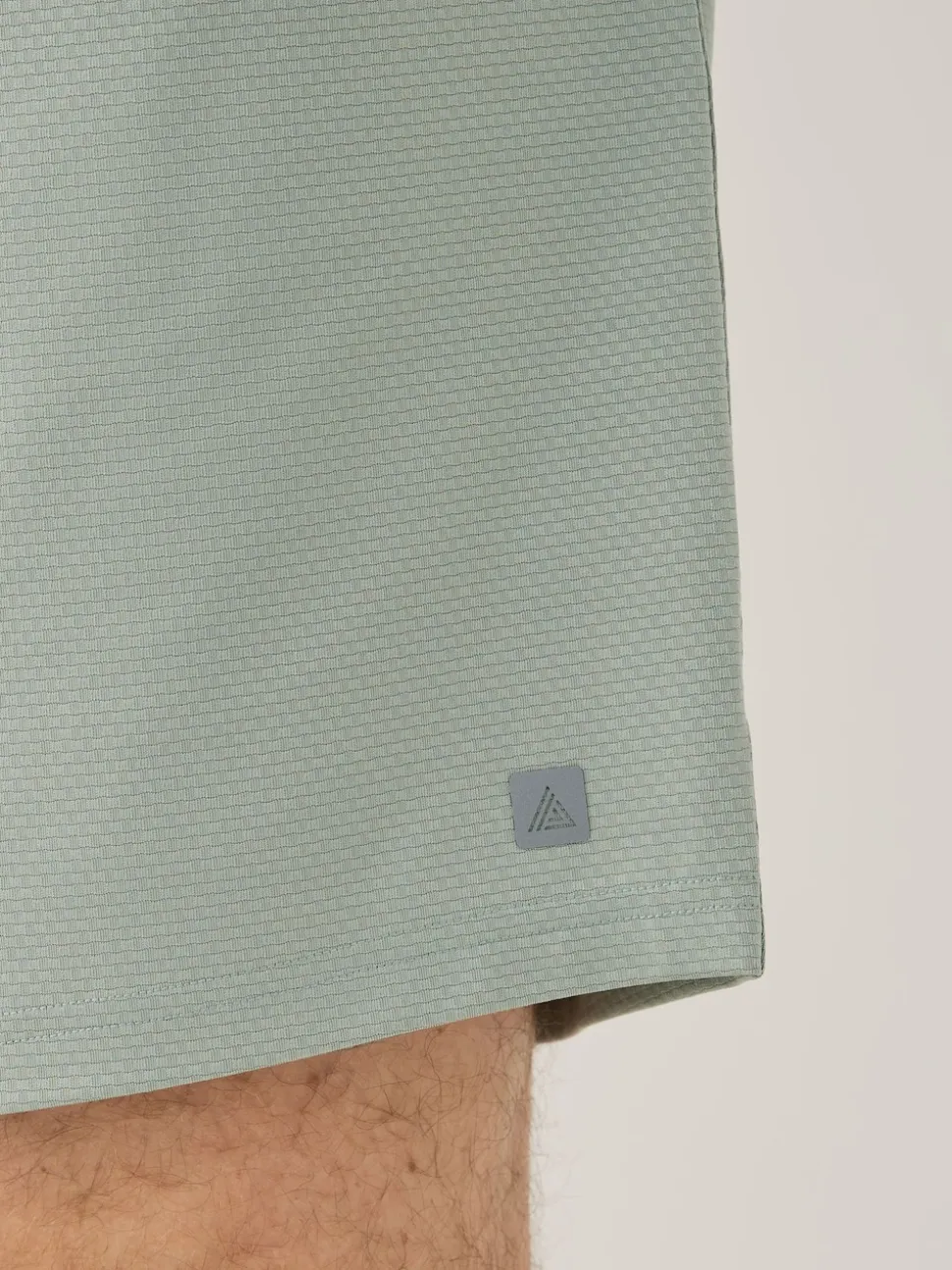 Sage Green Active Gym Textured Training Shorts