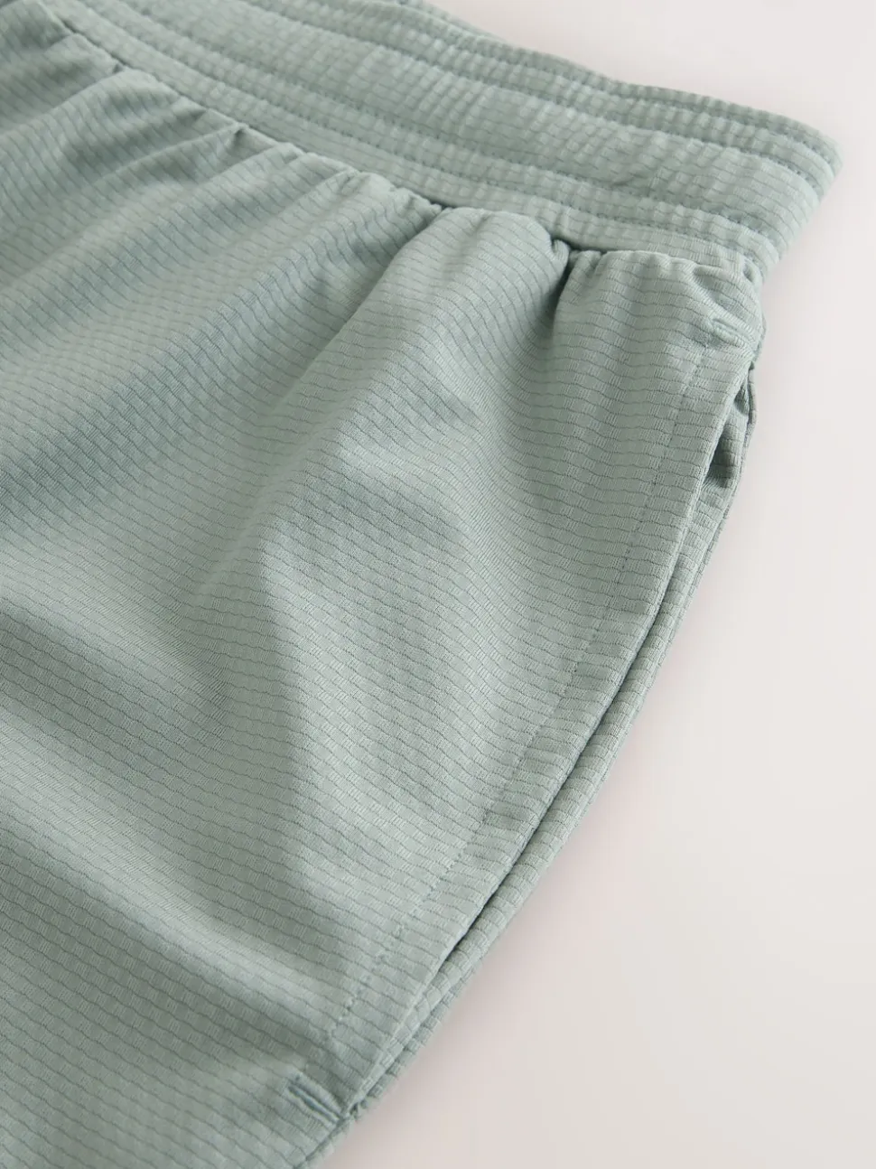 Sage Green Active Gym Textured Training Shorts