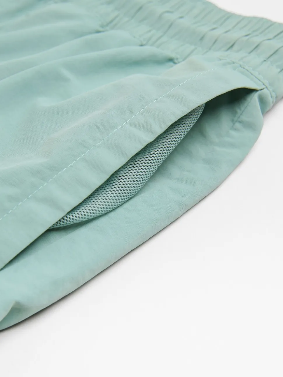 Sage Green Cargo Swim Shorts