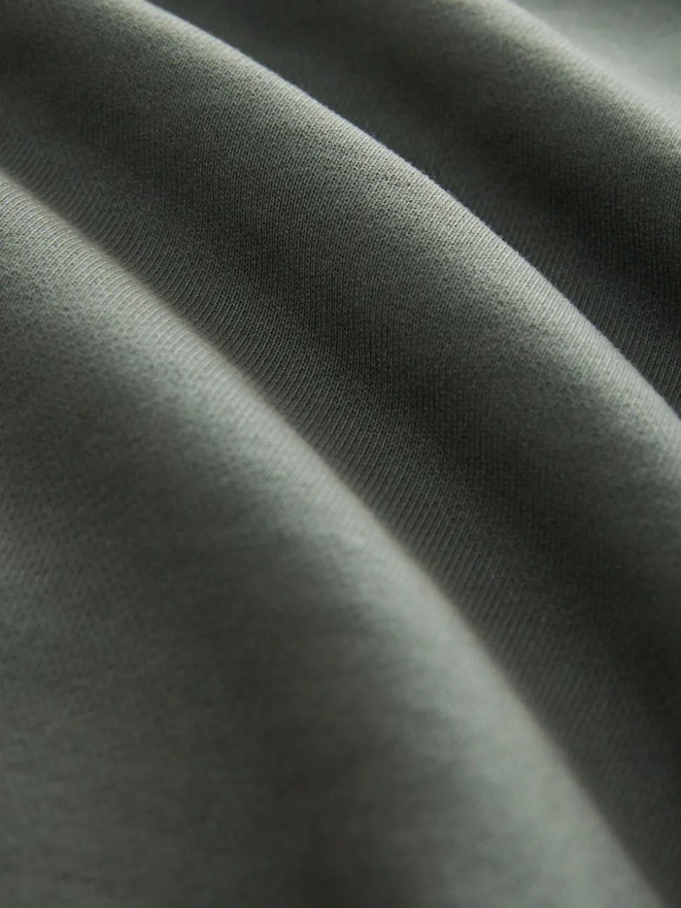 Sage Green Heavyweight Washed Quarter Zip Sweatshirt