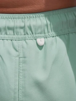 Sage Green Palm Logo Essential Swim Shorts