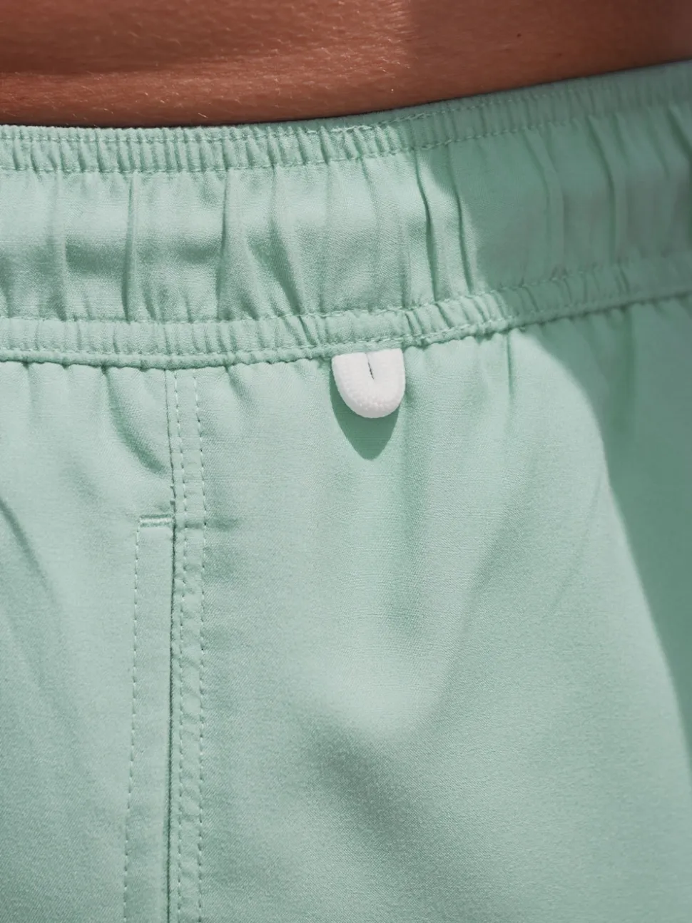 Sage Green Palm Logo Essential Swim Shorts