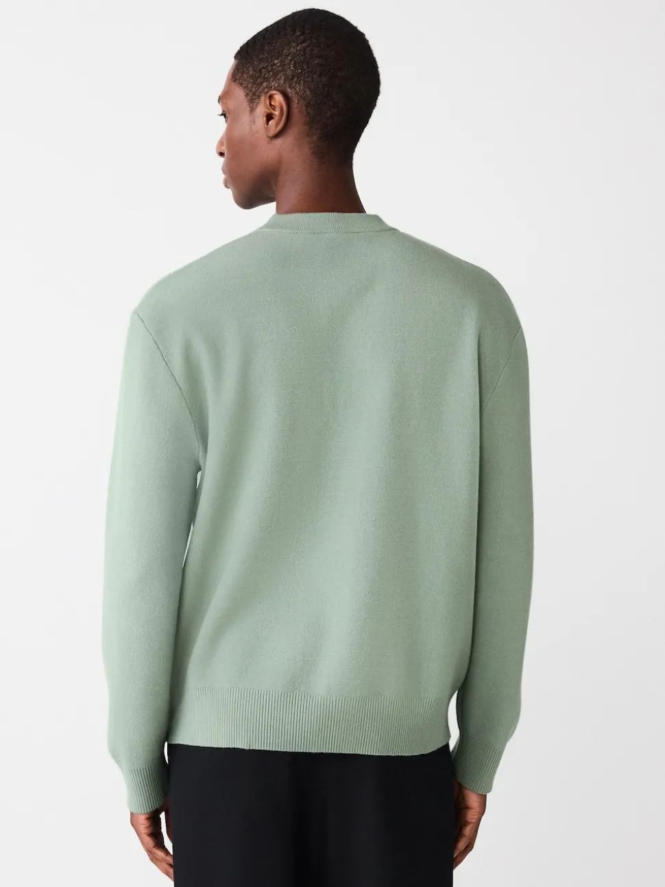 Sage Green Relaxed Fit Snoopy Graphic Print Crew Neck Jumper