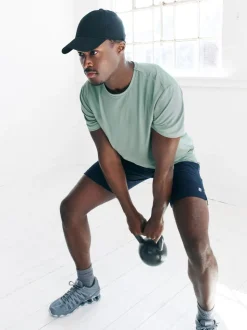 Sage Green Short Sleeve Tee Active Gym Training Top