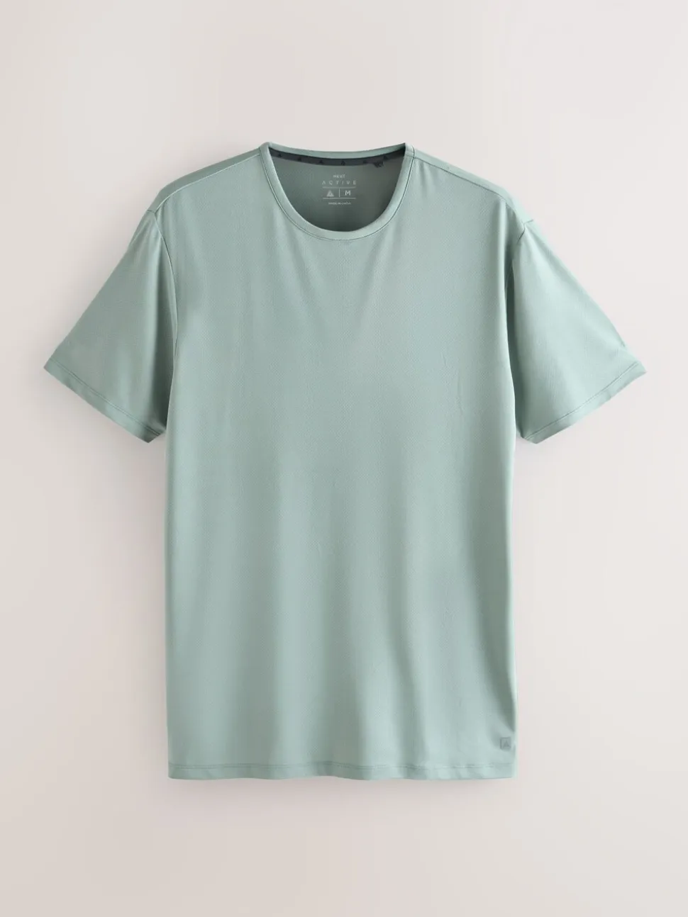 Sage Green Short Sleeve Tee Active Gym Training Top