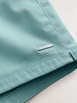 Sage Green Signature Tailored Waistband Swim Shorts