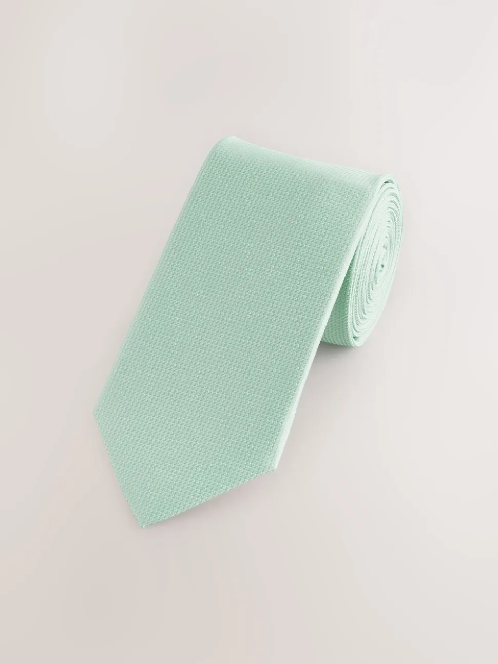 Sage Green Slim Textured Tie