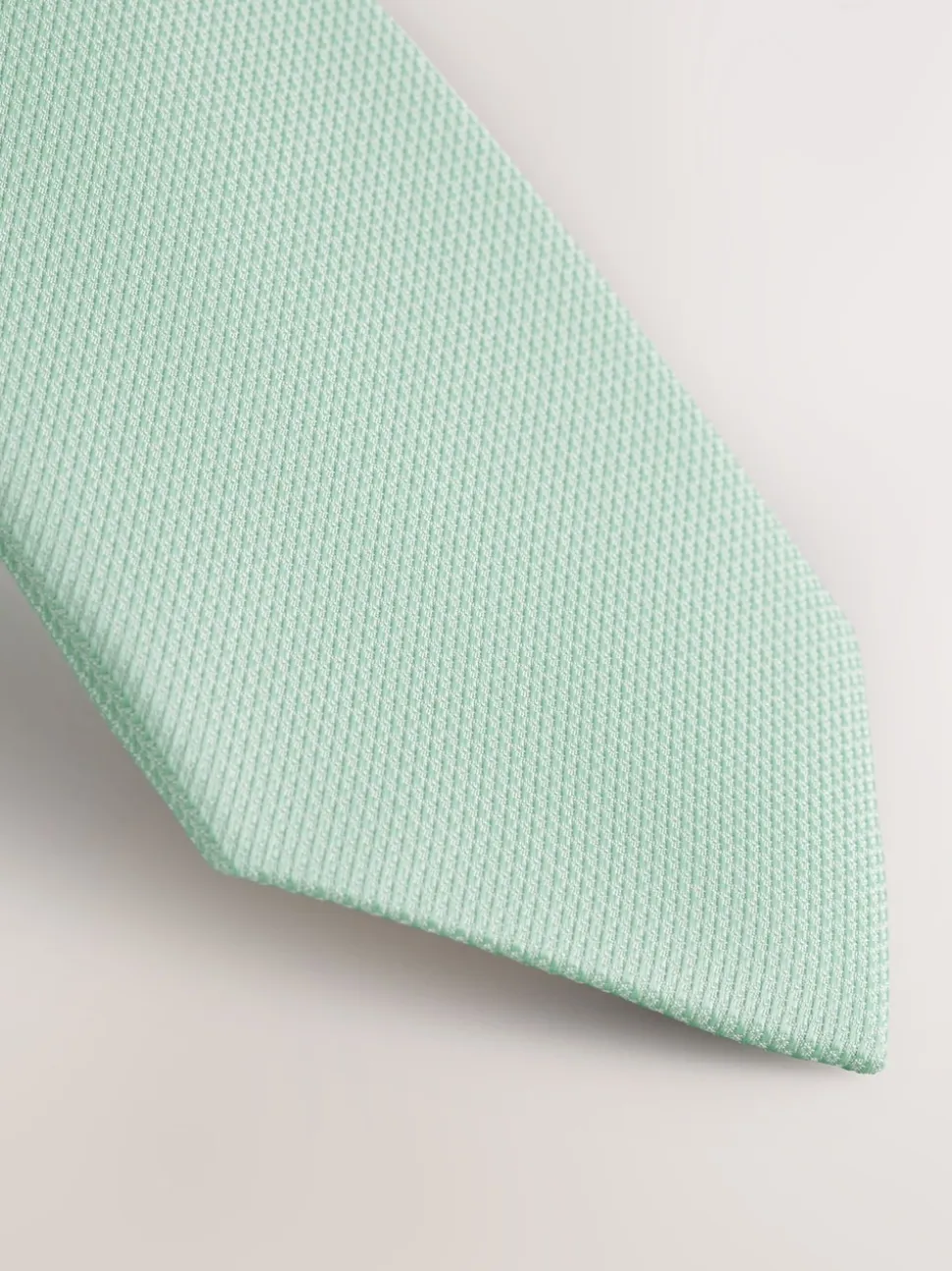 Sage Green Slim Textured Tie