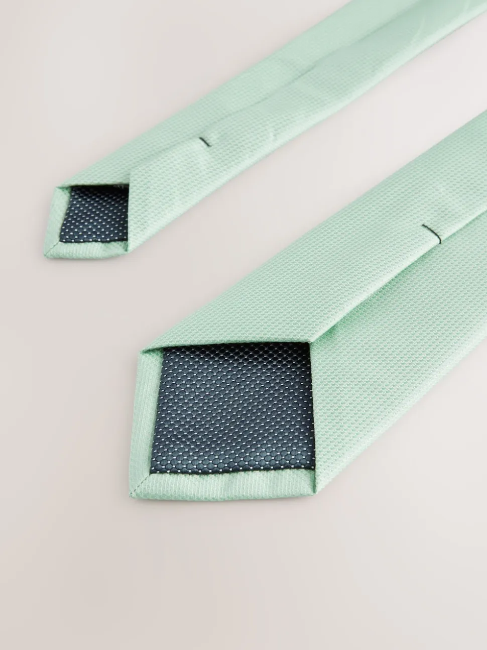 Sage Green Slim Textured Tie