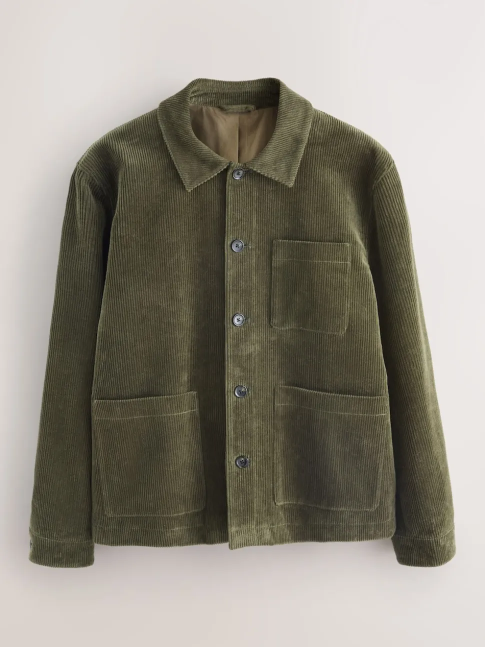 Sage Green Smart Rich Cord Chore Jacket