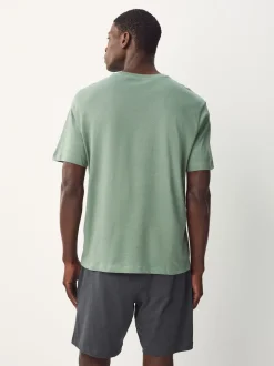 Sage Green/Slate Grey Jersey Short Pyjamas Set 2 Pack