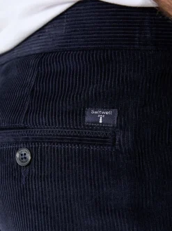 Saltwell Blue Corduroy Trousers