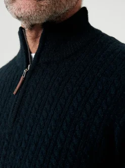 Saltwell Cable Knit Quarter Zip Jumper