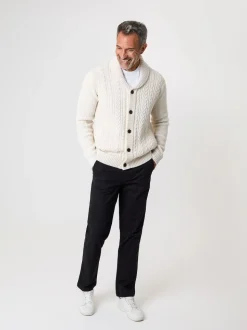 Saltwell Cable Knit Shawl Cardigan