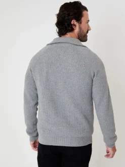 Saltwell Knitted Quarter Zip Jumper
