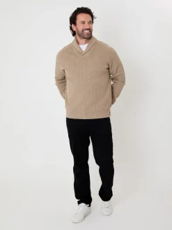 Saltwell Knitted Shawl Neck Jumper