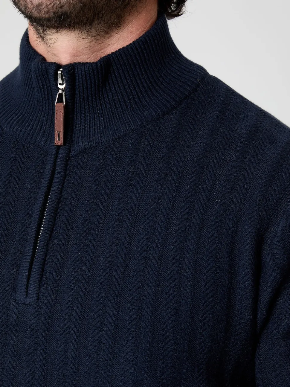 Saltwell Mini Cable Knit Quarter Zip Jumper