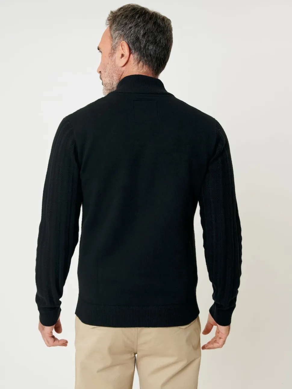Saltwell Mini Cable Knit Quarter Zip Jumper