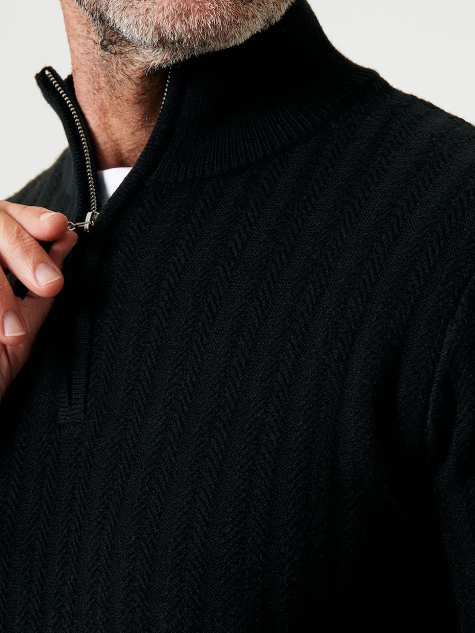 Saltwell Mini Cable Knit Quarter Zip Jumper