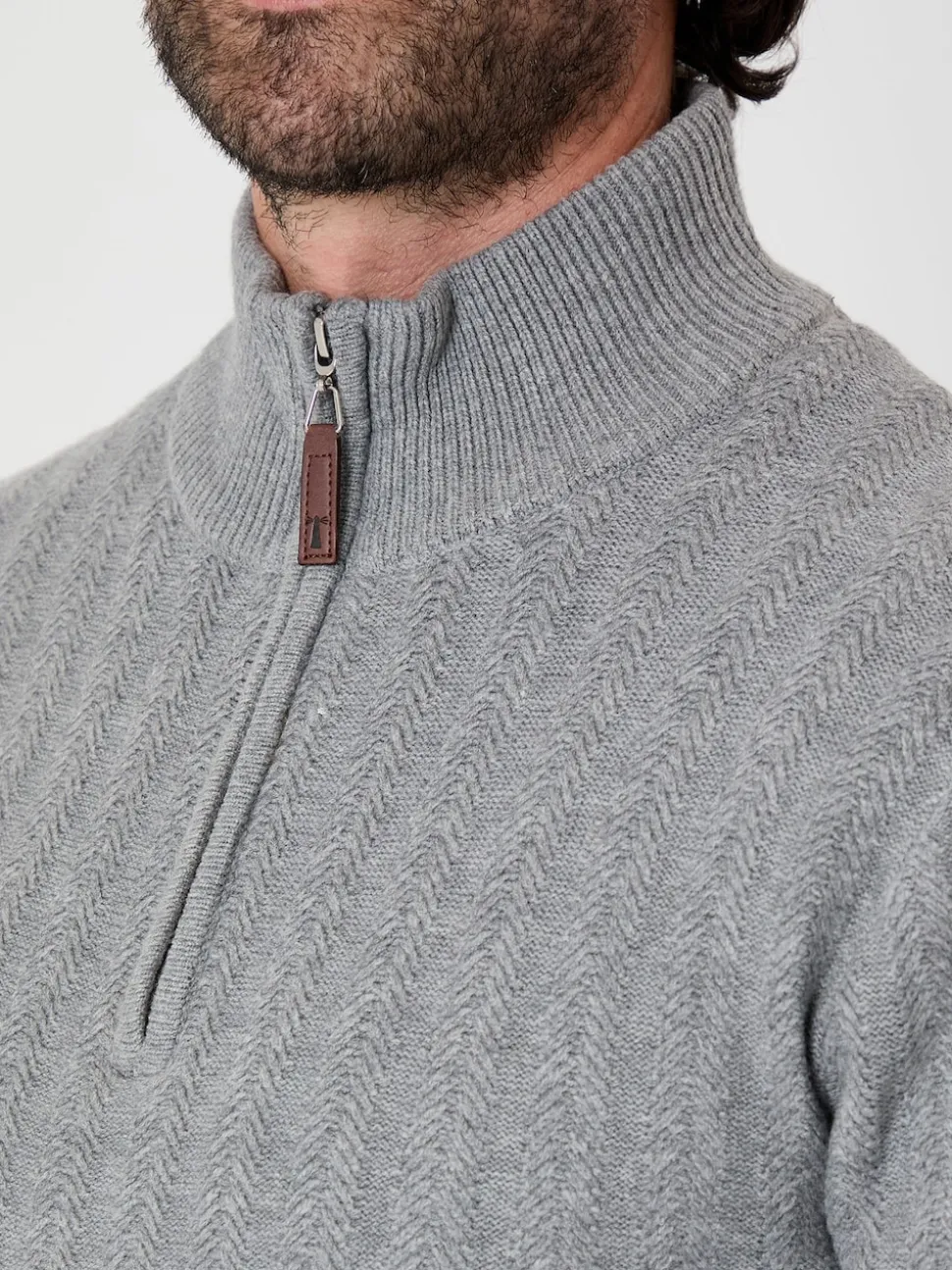 Saltwell Mini Cable Knit Quarter Zip Jumper