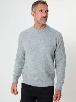 Saltwell Textured Knit Crew Neck Jumper