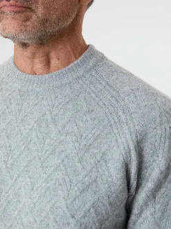Saltwell Textured Knit Crew Neck Jumper