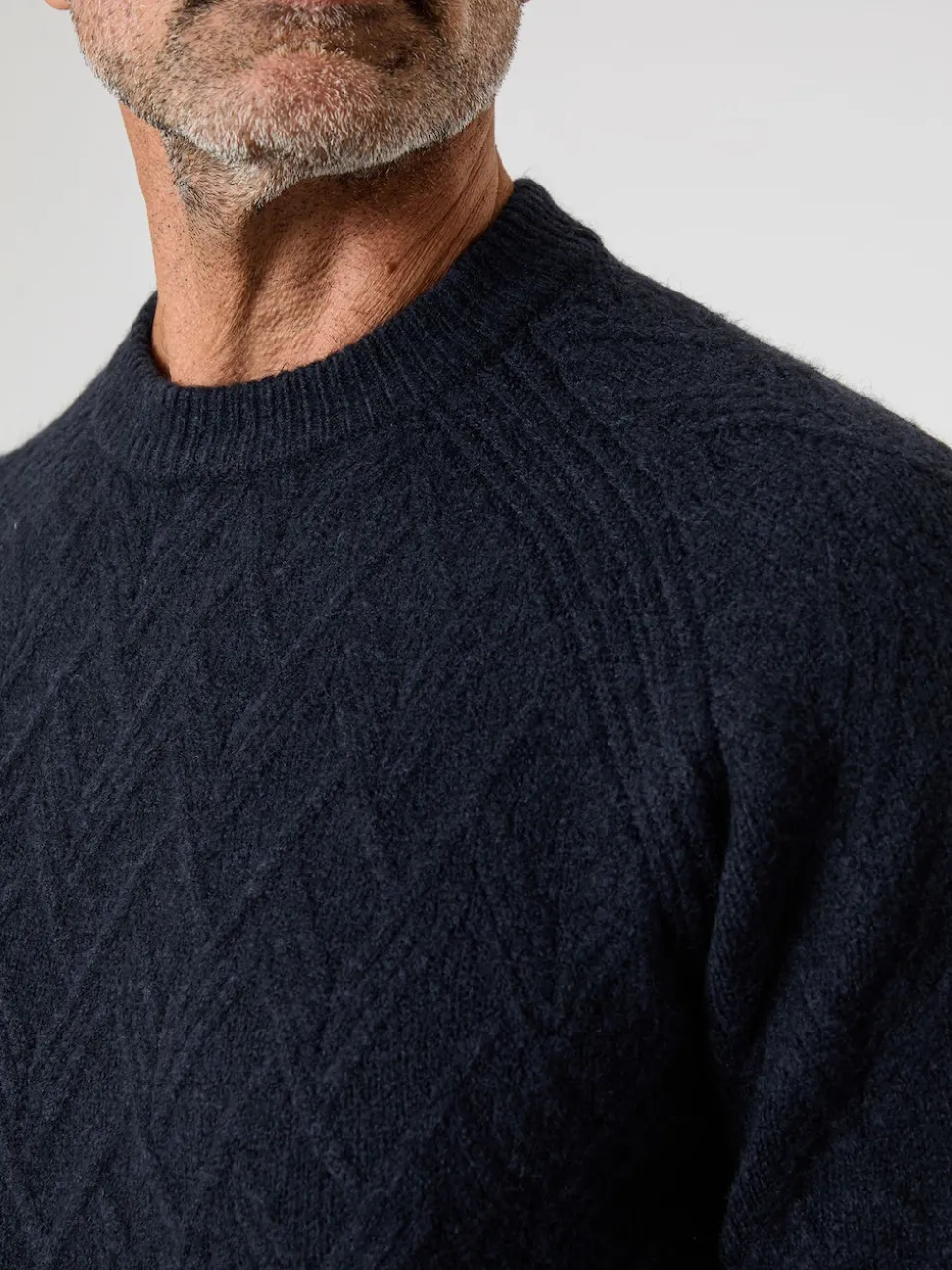 Saltwell Textured Knit Crew Neck Jumper