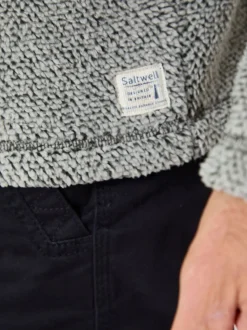 Saltwell Textured Quarter Zip Sweatshirt