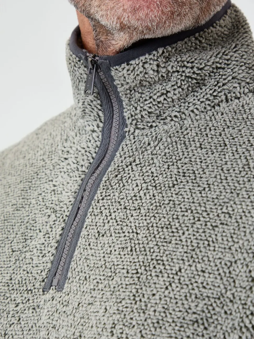 Saltwell Textured Quarter Zip Sweatshirt