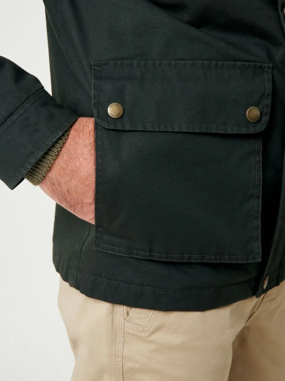 Saltwell Waxed Cord Collar Jacket