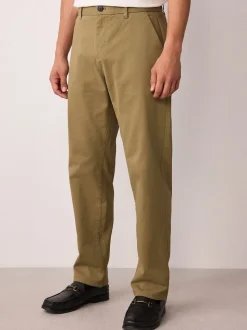 Sand Regular Fit Stretch Chinos Trousers
