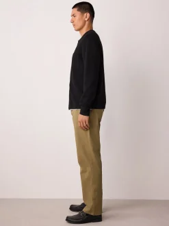 Sand Regular Fit Stretch Chinos Trousers