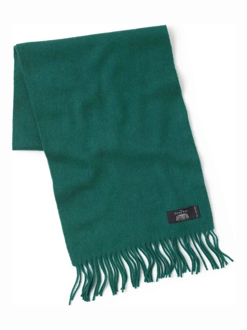 Savile Row Company Green Cashmere Scarf
