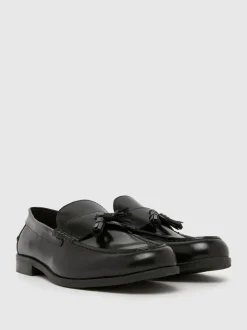 Schuh Black Ryder Leather Loafers