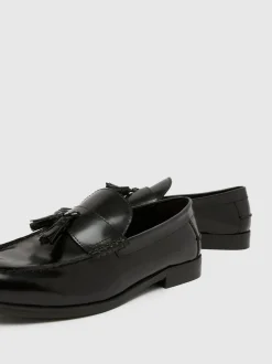Schuh Black Ryder Leather Loafers