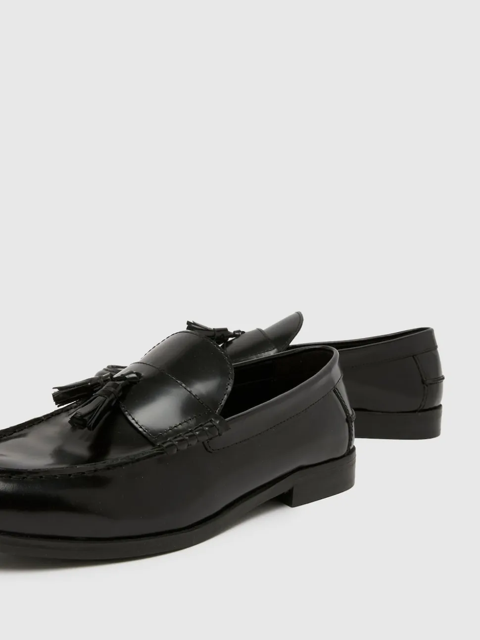 Schuh Black Ryder Leather Loafers
