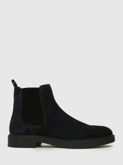 Schuh Blue Dice Leather Chelsea Boots
