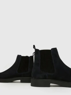 Schuh Blue Dice Leather Chelsea Boots
