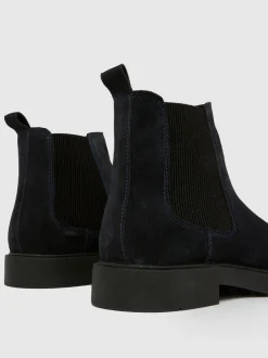 Schuh Blue Dice Leather Chelsea Boots