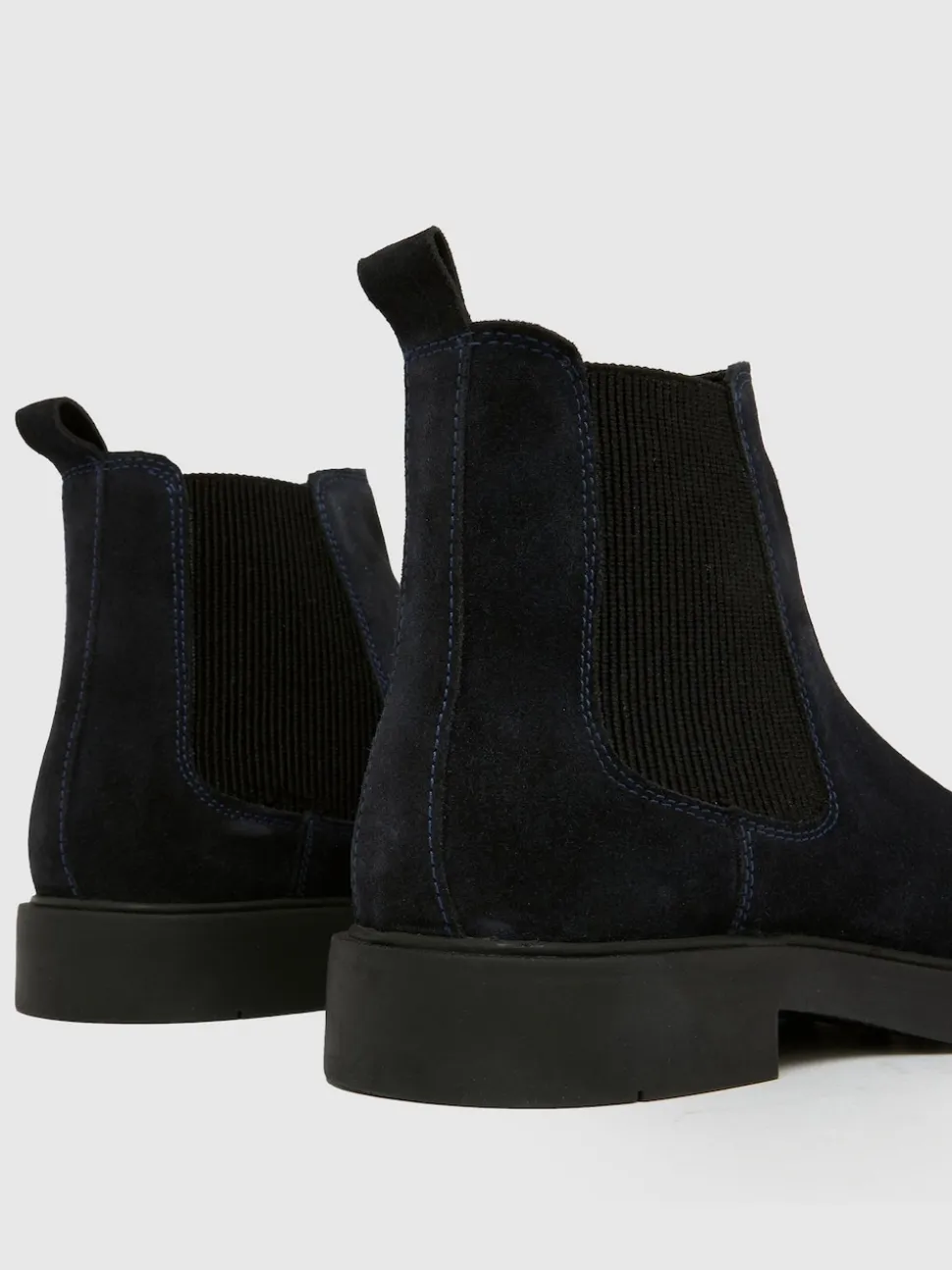 Schuh Blue Dice Leather Chelsea Boots