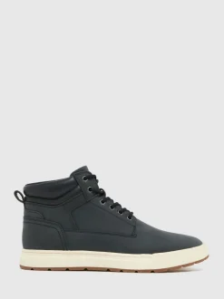Schuh Blue Gio Leather Lace-Up Shoes